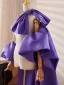 Vintage Purple Handgjort Satin Afton Bal Sjalar Jackor & Omslag 2024