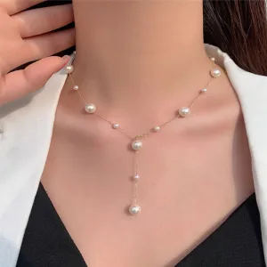 Fashion Gold Pearl Sterling Silver Accessories Necklaces 2023