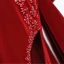 Sexy Burgundy Rhinestone Velvet Evening Dresses 2023 Trumpet / Mermaid Off-The-Shoulder Sleeveless Backless Bow Sweep Train Evening Party Formal Dresses