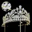 Glitter Goud Rhinestone Zirkonium Bruids Haaraccessoires 2024 Legering Huwelijk Accessoires