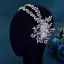 Vintage / Originale Argenté Fait main Alliage Faux Diamant Mariage Accessoire Cheveux Mariage 2023