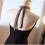 Unusual Black Evening Dresses 2023 Ball Gown Halter Sleeveless Backless Floor-Length / Long Evening Party Formal Dresses
