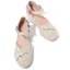 Fashion Summer Beige Street Wear Womens Sandals 2023 Ankle Strap 7 cm Wedges Round Toe Womens Shoes