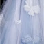 Elegant Sky Blue Butterfly Appliques Pearl Sequins Prom Dresses 2023 A-Line / Princess Off-The-Shoulder Sleeveless Backless Floor-Length / Long Prom Formal Dresses