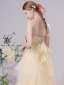 Sexy Champagne Sequins Evening Dresses 2023 Trumpet / Mermaid Strapless Bow Sleeveless Backless Floor-Length / Long Evening Party Formal Dresses
