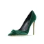 Fashion Black Office OL Leather Suede Pumps 2023 10 cm Stiletto Heels Pointed Toe Pumps High Heels