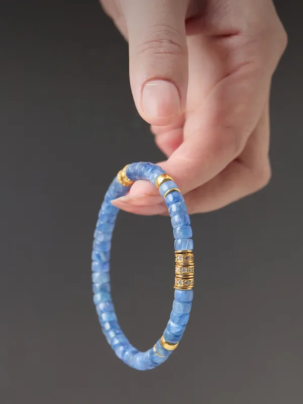 Inhabituel Bleu Ciel Fait main Cristal Naturel Bracelets Accessorize 2025