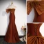 Chic / Belle Chocolat Robe De Bal 2023 Trompette / Sirène Bustier Noeud Sans Manches Dos Nu Longue Promo Robe De Ceremonie