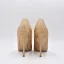 Sparkly Gold Beading Flower Sequins Wedding Shoes 2022 Leather 10 cm Stiletto Heels Pointed Toe Wedding Pumps High Heels