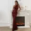 Charming Black Evening Dresses 2022 Trumpet / Mermaid High Neck Sleeveless Beading Sequins Floor-Length / Long Evening Party Formal Dresses