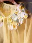 Chic / Beautiful Yellow Lace Flower Prom Tulle shawl 2025