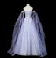 Luxe Lavande Fait main Perlage Faux Diamant Paillettes Robe De Bal 2026 Princesse De l'épaule Sans Manches Dos Nu Longue Tulle Robe De Ceremonie