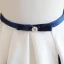 Chic / Beautiful Ivory Birthday Short Flower Girl Dresses 2022 A-Line / Princess Scoop Neck Short Sleeve Pearl Bow Sash Flower Girl Dresses