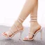 Sexy White Pearl Ankle Strap Summer Evening Party Womens Sandals 2023 10 cm Stiletto Heels Open / Peep Toe Sandals High Heels