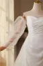 Schöne Weiß Satin Leichtes Brautkleider / Hochzeitskleider 2025 Meerjungfrau Bandeau Ärmellos Rückenfreies Sweep / Pinsel Zug Hochzeit