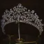 Mode Argenté Faux Diamant Mariage Zircon Accessoire Cheveux Mariage 2022 Alliage Tiare