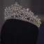 Mode Argenté Faux Diamant Mariage Zircon Accessoire Cheveux Mariage 2022 Alliage Tiare