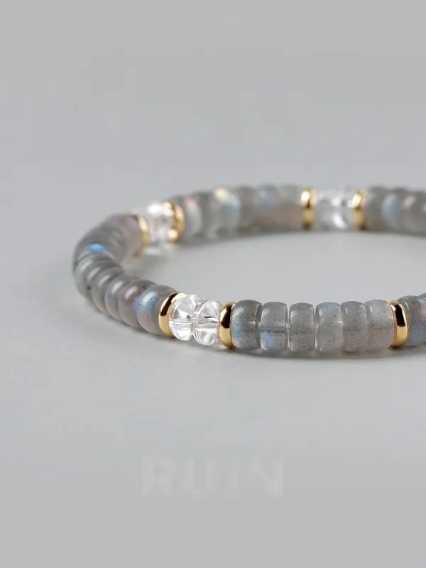 Mode Inhabituel Gris Fait main Cristal Naturel Bracelets 2025 Accessorize