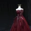 Mode Haut de Gamme Bordeaux Noeud Robe De Bal 2023 Robe Boule Bustier Sans Manches Dos Nu Longue Promo Robe De Ceremonie