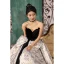 Vintage / Retro Black Printing Prom Dresses 2022 Ball Gown Strapless Sleeveless Backless Bow Sash Floor-Length / Long Formal Dresses