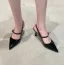 Chic / Beautiful Black Street Wear Womens Sandals 2022 9 cm Stiletto Heels Pointed Toe Sandals High Heels
