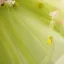 Flower Fairy Sage Green Appliques Birthday Short Flower Girl Dresses Ball Gown 2023 V-Neck Sleeveless Flower Girl Dresses