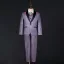 Fashion Bling Bling Purple 5-piece Glitter Rhinestone Long Sleeve Boys Wedding Suits 2025