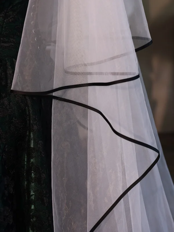 Inhabituel Blanche Chapel Train 2.5 m Voile De Mariée 2025 Tulle