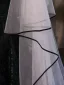 Inhabituel Blanche Chapel Train 2.5 m Voile De Mariée 2025 Tulle