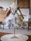 Chic / Beautiful Black Printing Short Homecoming Graduation Dresses 2025 Ball Gown Off-The-Shoulder Short Sleeve Backless
