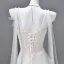 Scintillantes Blanche Perlage Perle Paillettes Robe De Soirée 2026 Trompette / Sirène Bretelles Spaghetti Sans Manches Dos Nu Longue Robe De Ceremonie