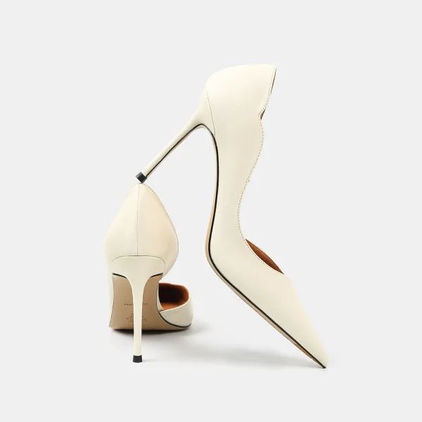 Elegant Sky Blue Evening Party Leather Womens Shoes 2026 9 cm Stiletto Heels Pointed Toe High Heels