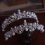 Charmant Zilveren Parel Rhinestone Legering Huwelijk Tiara Bruids Haaraccessoires 2025