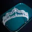 Chic / Belle Blanche Faux Diamant Alliage Mariage Tiare Accessoire Cheveux Mariage 2022