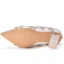 Charmant Blanche Cristal Chaussure De Mariée 2022 9 cm Talons Épais Faux Diamant À Bout Pointu Mariage Escarpins Talons Hauts