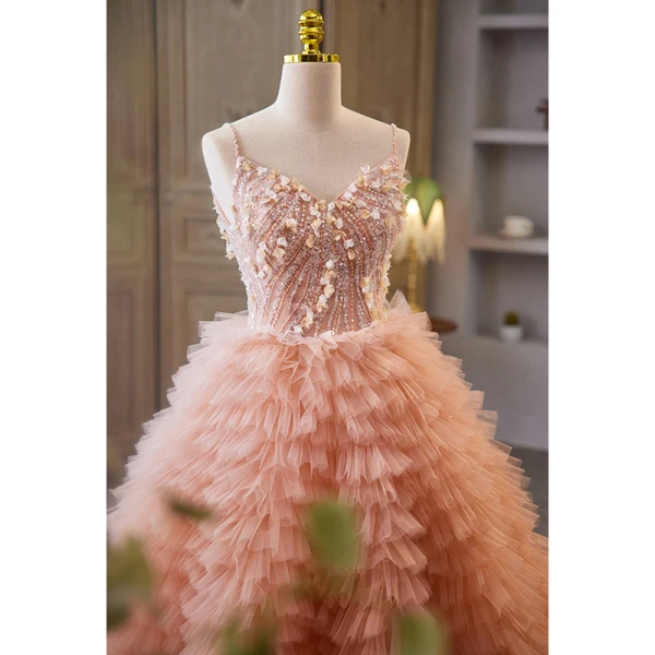 strapless open back dress Amarra 87262 Neon Pink Prom Dress Size 16 One Long Sleeve with Slit  Glass  Slipper Formals