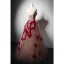 High-end Burgundy Beading Appliques Prom Dresses 2024 A-Line / Princess Strapless Sleeveless Backless Floor-Length / Long Prom Formal Dresses