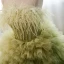 Mode Salbeigrün Plissee Ballkleider 2023 Ballkleid Feder Bandeau Ärmellos Rückenfreies Hof-Schleppe Ball Festliche Kleider