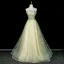 Blumenfee Salbeigrün Perle Applikationen Ballkleider 2026 Ballkleid Bandeau Ärmellos Rückenfreies Lange Festliche Kleider