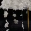 Fashion White Beading Lace Flower Appliques Pearl Short Birthday Flower Girl Dresses 2025 Ball Gown Spaghetti Straps Sleeveless Backless
