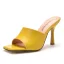 Modest / Simple Green Street Wear Womens Sandals 2023 9 cm Stiletto Heels Open / Peep Toe Sandals High Heels