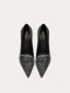 Scintillantes Champagne Soirée Paillettes Escarpins 2026 Cuir 10 cm Talons Aiguilles À Bout Pointu Talons Hauts