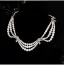 Vintage / Originale Blanche Perle Faux Diamant Alliage Mariage Colliers 2024 Accessorize