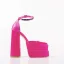 Inhabituel Vert Cocktail Sandales Femme 2022 Faux Diamant Bride Cheville 14 cm Talons Épais Pied Carré Chaussures Femmes Talons Hauts
