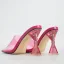 Transparent Silver Cocktail Party Crystal Womens Sandals 2022 9 cm Stiletto Heels Open / Peep Toe Sandals High Heels