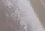 Élégant Blanche De Fiançailles En Dentelle Fleur Robe De Mariée 2024 Robe Boule Col Haut Perle Noeud 1/2 Manches Dos Nu Thé Longueur Mariage