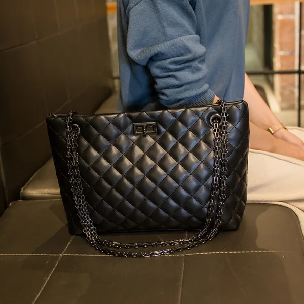 Moda Czarne Zużycie ulicy Torby naramienne Torby Damskie 2023
