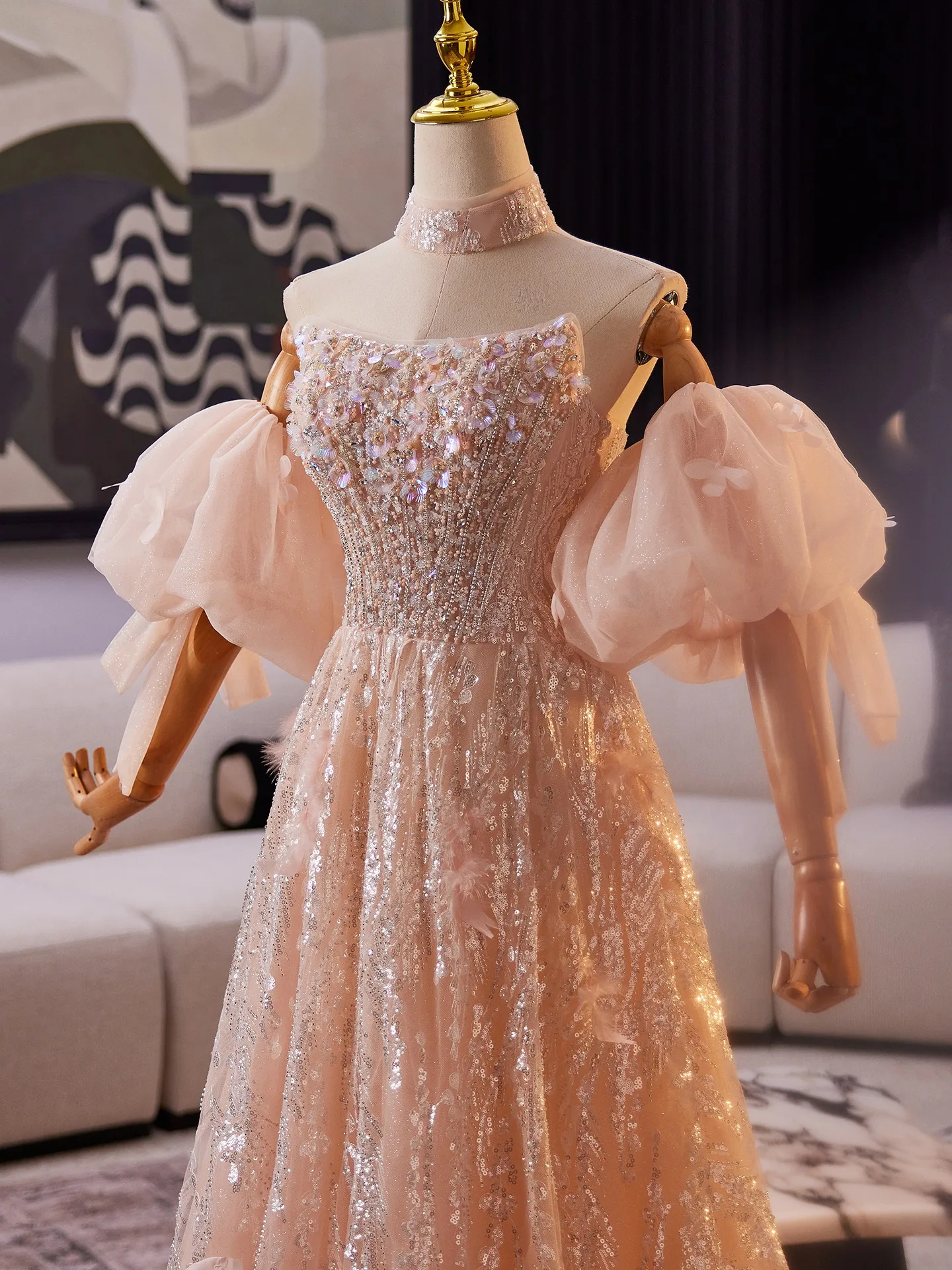 strapless open back dress LTP1191,Princess off the shoulder homecoming dresses,puffy tulle eveni   Laylatailor Shop