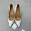 Schöne Weiß Abend Rote Sohle Pumps 2025 12 cm Stilettos Spitzschuh Hochhackige