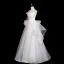 Simple Blanche Robe De Bal 2025 Robe Boule Bustier Sans Manches Dos Nu Longue Promo Robe De Ceremonie